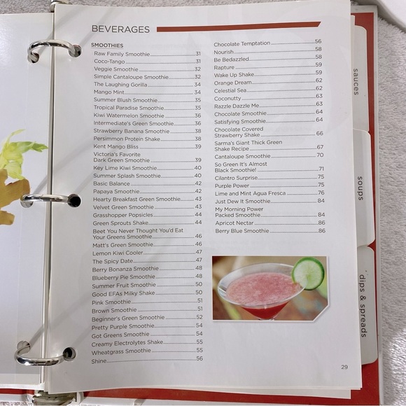 Vitamin LiveFresh Raw Vegan Vegetarian recipients Cookbook - Picture 7 of 16